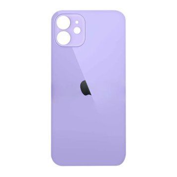 Задня кришка корпусу iPhone 12 Purple (великий виріз під камеру), Original (China) 150950 фото