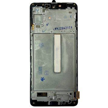 Дисплей для Samsung M536 Galaxy M53 (2022) с черным тачскрином и корпусной рамкой, OLED 581595 фото
