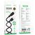 Кабель Borofone BX113 Silicone USB to Type-C 1m (black) 1050495 фото