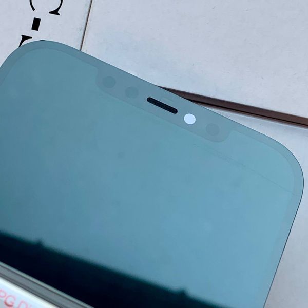 Дисплей для iPhone 12 Pro Max з чорним тачскріном, CPG Soft OLED (без помилки)  107826 фото