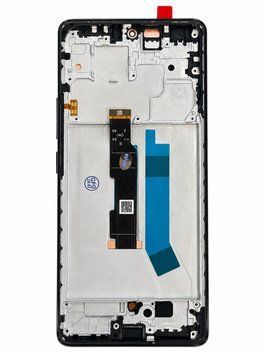 Дисплей для Xiaomi Redmi Note 14 Pro 4G (24116RACCG) з чорним тачскріном та корпусною рамкою, Soft OLED 9860825 фото