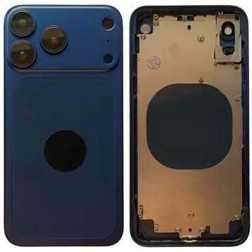 Корпус для iPhone X в формі iPhone 17 Pro, blue 7985 фото
