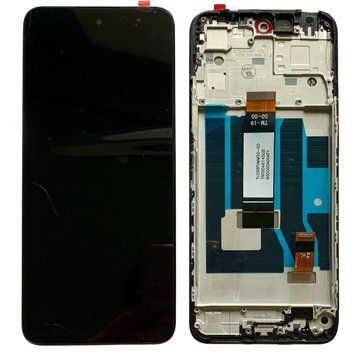 Дисплей для Xiaomi Redmi 12 5G (23076RN4BI) з чорним тачскріном та корпусною рамкою, Original (PRC) (ver. Tianma) 9860702_2 фото