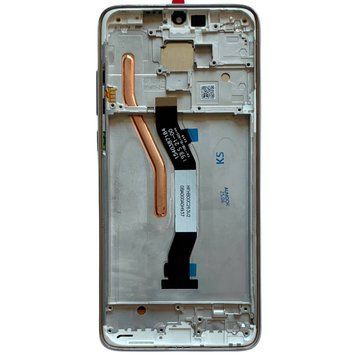 Дисплей для Xiaomi RedMi Note 8 Pro с черным тачскрином и серебряной корпусной рамкой, Original (PRC) 9860729 фото