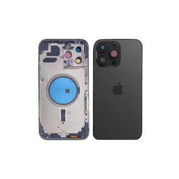Корпус iPhone 14 Pro Max Black в зборі з тримачем SIM, кнопками, магнітами та сіткою, USA 6656731 фото