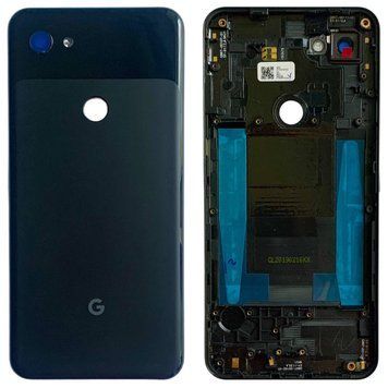 Задняя крышка Google Pixel 3A XL black (со стеклом камеры) 10692 фото