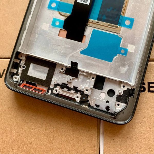 Дисплей для Xiaomi Redmi Note 13 Pro Plus с черным тачскрином и корпусной рамкой, OLED 9860738 фото