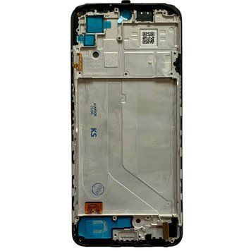 Дисплей для Xiaomi Redmi Note 10 4G (M2101K7AI, M2101K7AG) с черным тачскрином и корпусной рамкой, OLED 395811_1 фото