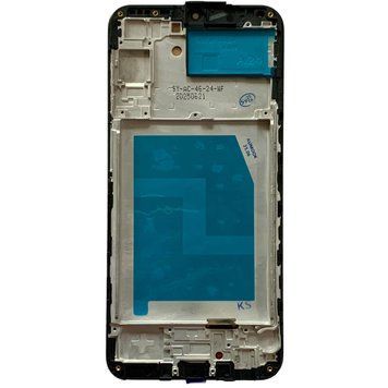 Дисплей для Samsung A245 Galaxy A24 4G 2023 с черным тачскрином и корпусной рамкой, OLED 83366 фото