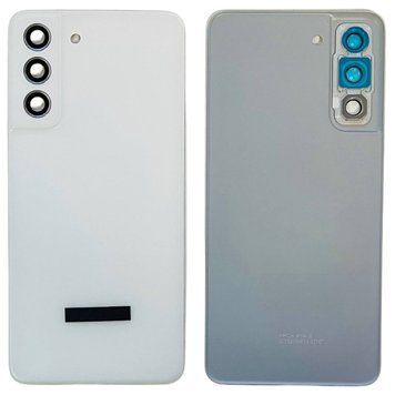 Задня кришка Samsung G990 Galaxy S21 FE white (зі склом камери) 6068 фото