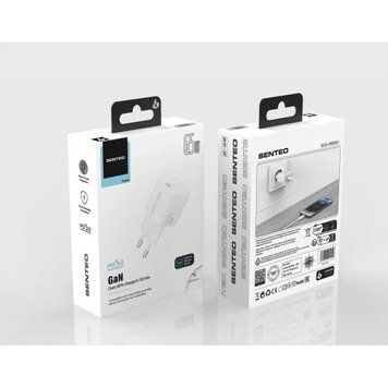 СЗУ 1Port SENTEO Z-20 USB-C 3A GaN PD 65W 40357 фото